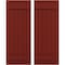 Ekena Millwork Americraft 6-Board, 2 Batten Exterior Real Wood Joined Board-n-Batten Shutters, ARW101BB621X61MRH, PR ARW101BB621X61MRH - alternate 1